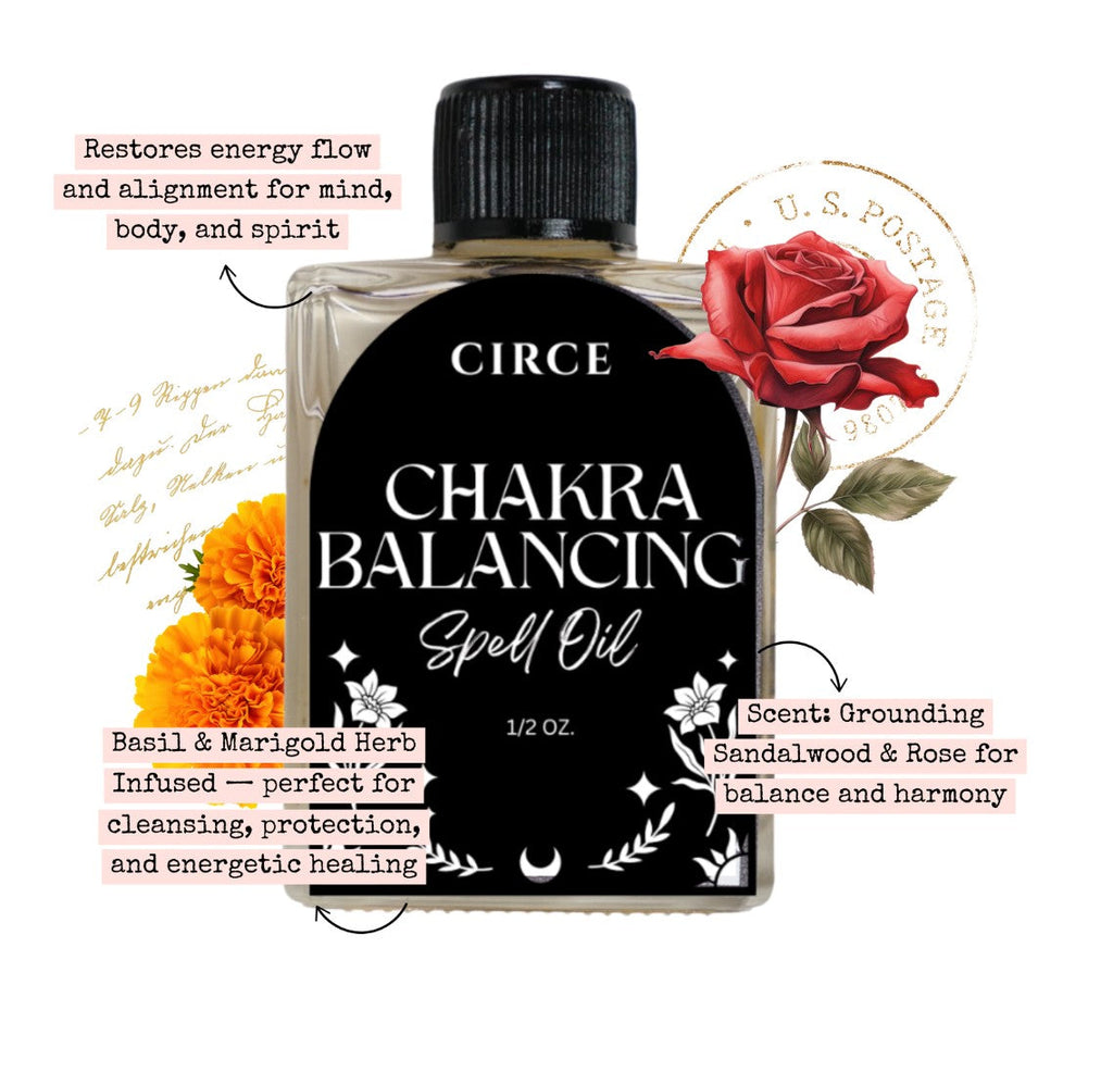 Aceite Equilibrante de Chakras — Ritual de Armonización Energética