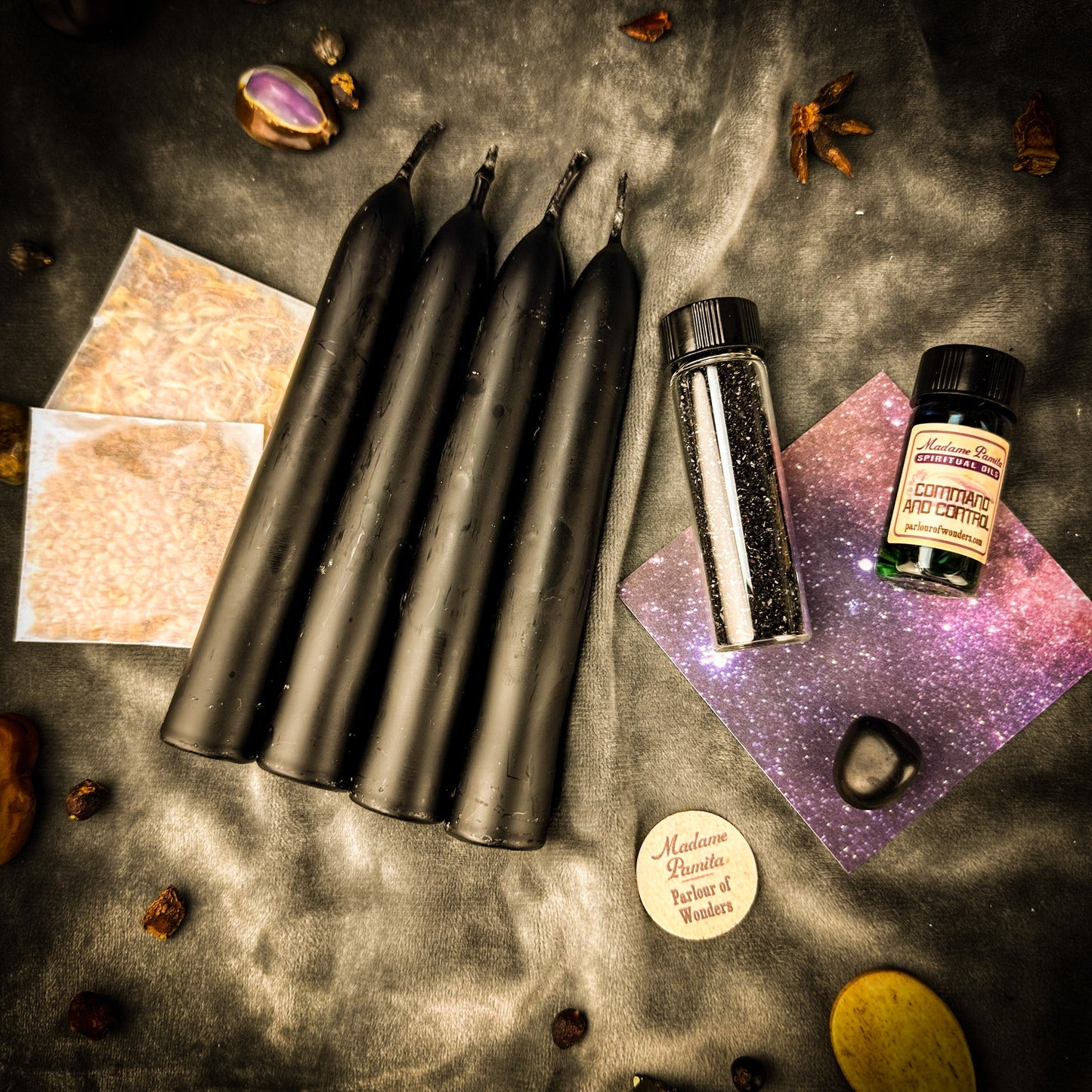 Paquete de Refuerzo del Hechizo de Control con Vela - Añade Poder de Dominio a Cualquier Kit de Hechizos con Velas