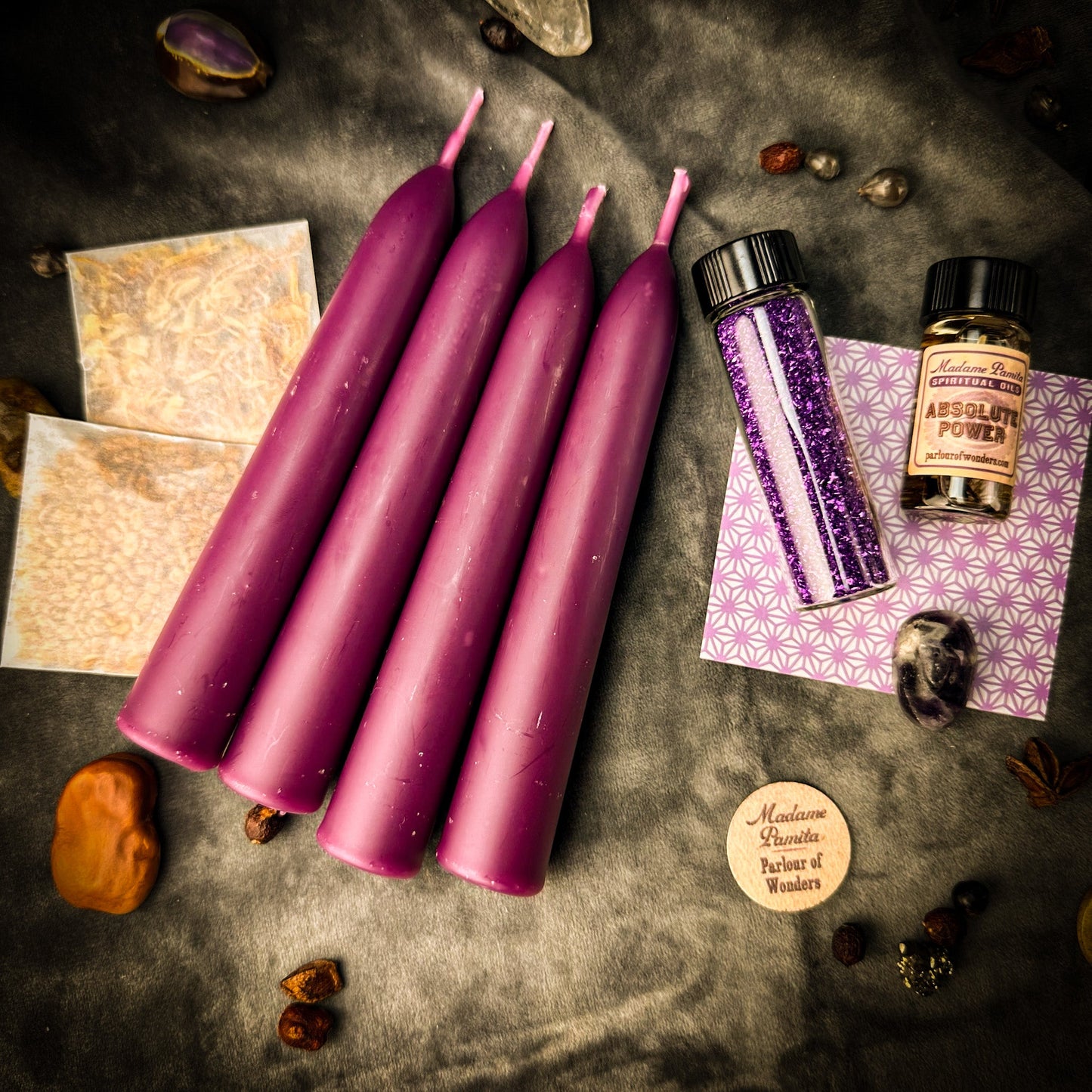 Paquete de refuerzo de hechizos con velas para el empoderamiento - Añade confianza a cualquier kit de hechizos con velas