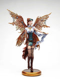 Estatua de hada steampunk