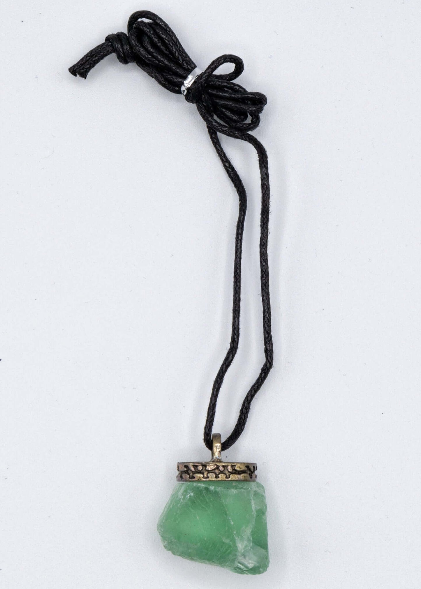 Collar de cristal de fluorita