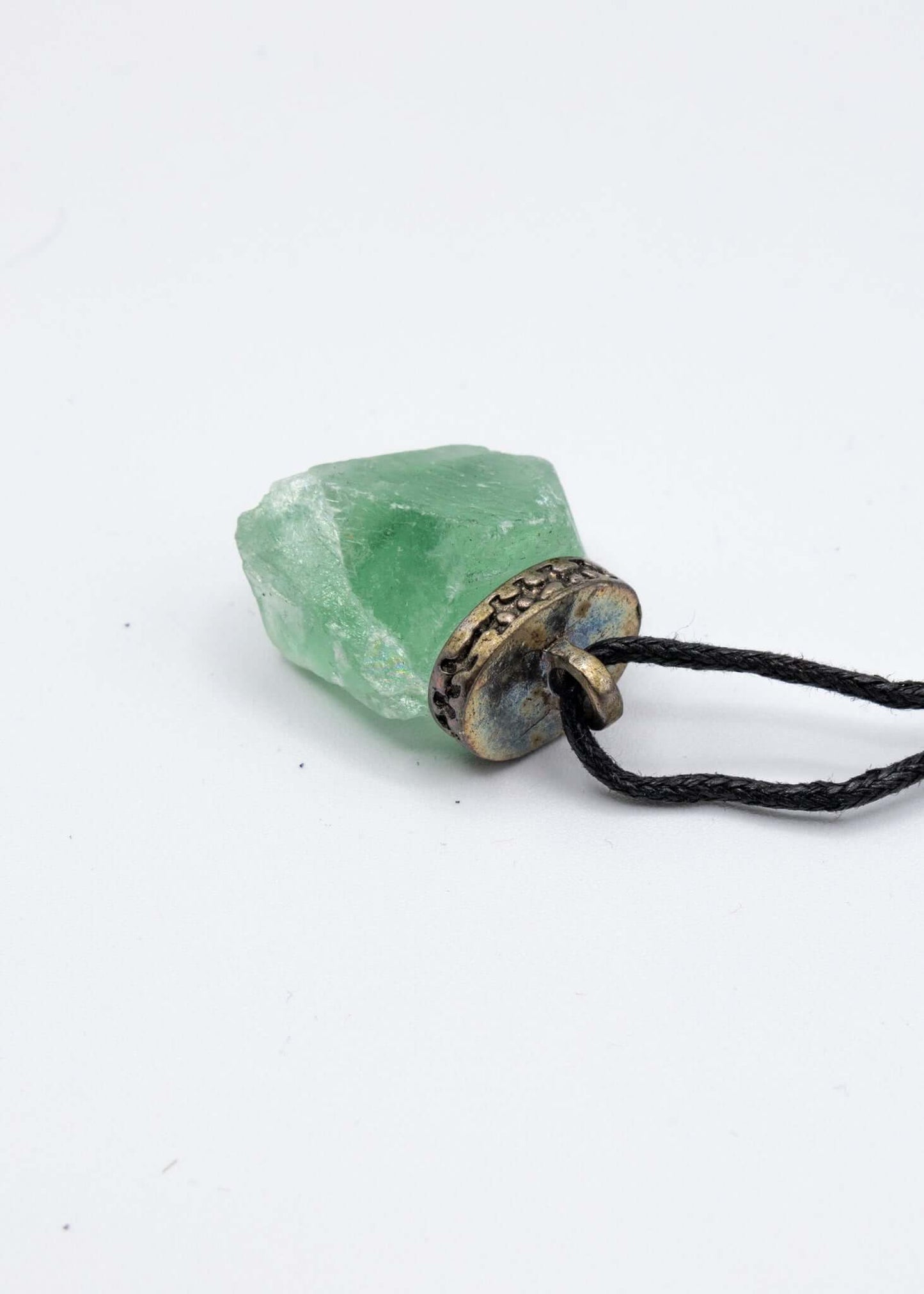 Collar de cristal de fluorita