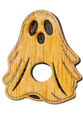 Soporte para Esfera de Cristal de Madera Fantasma