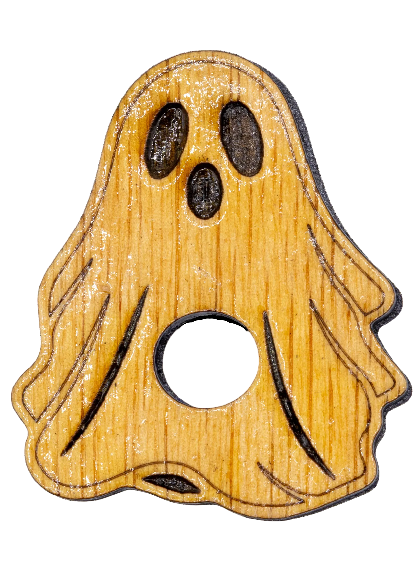 Soporte para Esfera de Cristal de Madera Fantasma