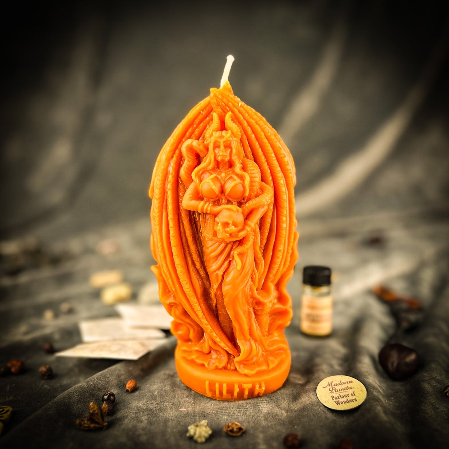 Kit de Hechizos de Velas para el Empoderamiento Femenino Lilith - Independencia y Magia de Diosa
