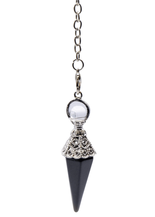 Péndulo de Ónix Ornamental de Cristal