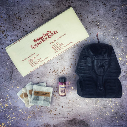 Egyptian King Candle Spell Kit - Power, Magnetism & Pharaoh Magic