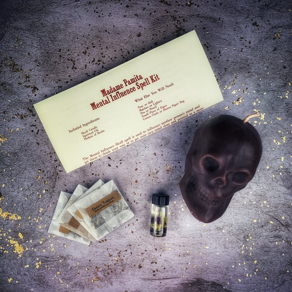 Kit de Velas de Cráneo de Influencia Mental - Control Mental y Claridad Mental