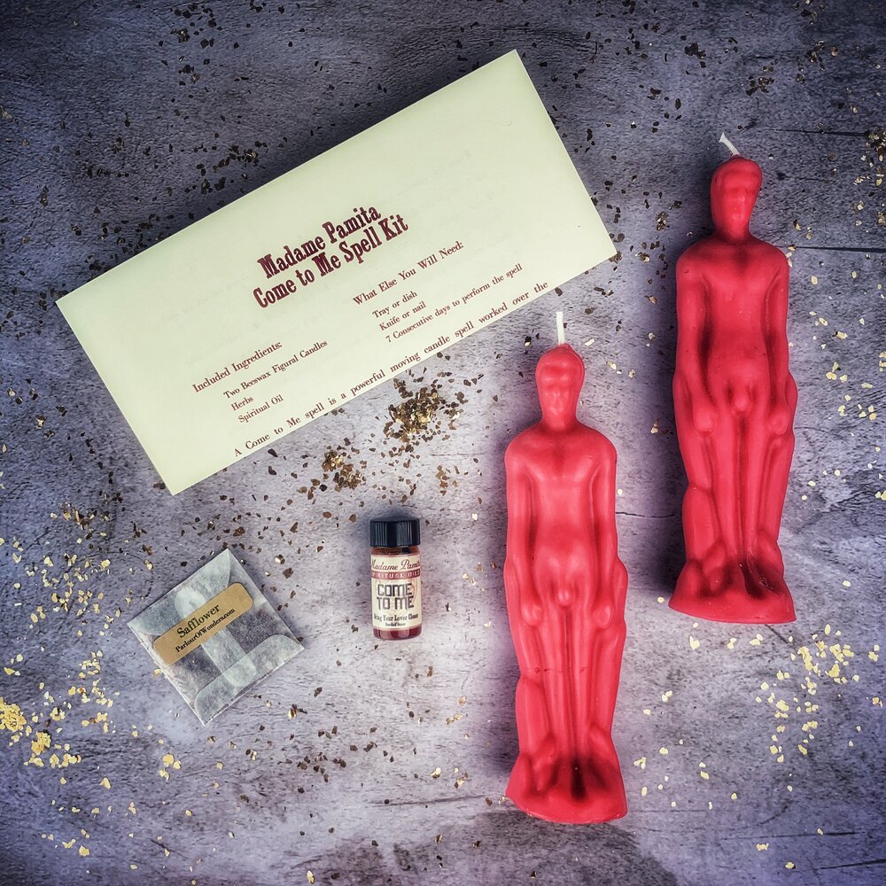 Kit de velas Ven a mí Macho/Macho - Atrae amor y pasión
