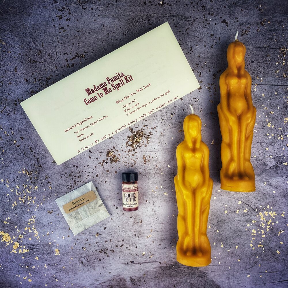 Kit de velas Vén a mí para mujer/mujer - Atrae el amor y la pasión