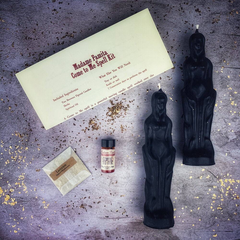 Kit de velas Vén a mí para mujer/mujer - Atrae el amor y la pasión