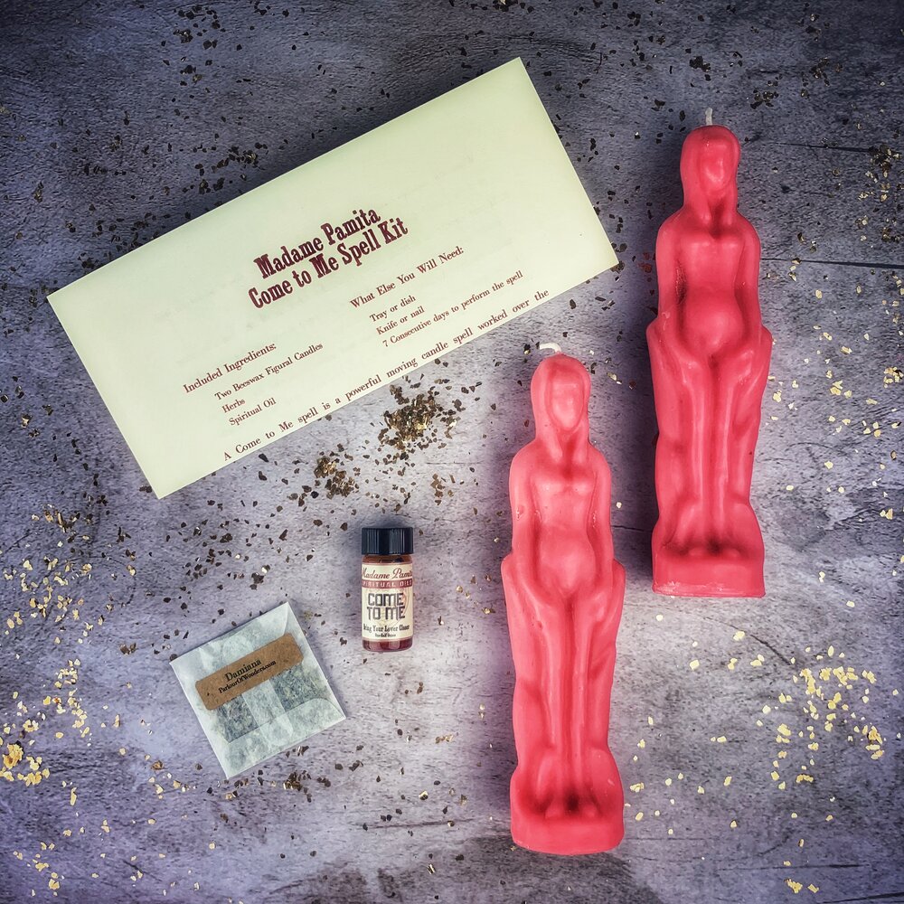 Kit de velas Vén a mí para mujer/mujer - Atrae el amor y la pasión