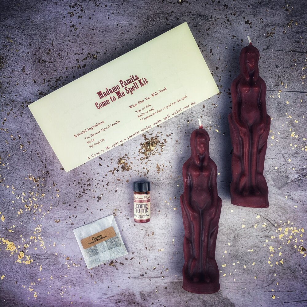 Kit de velas Vén a mí para mujer/mujer - Atrae el amor y la pasión