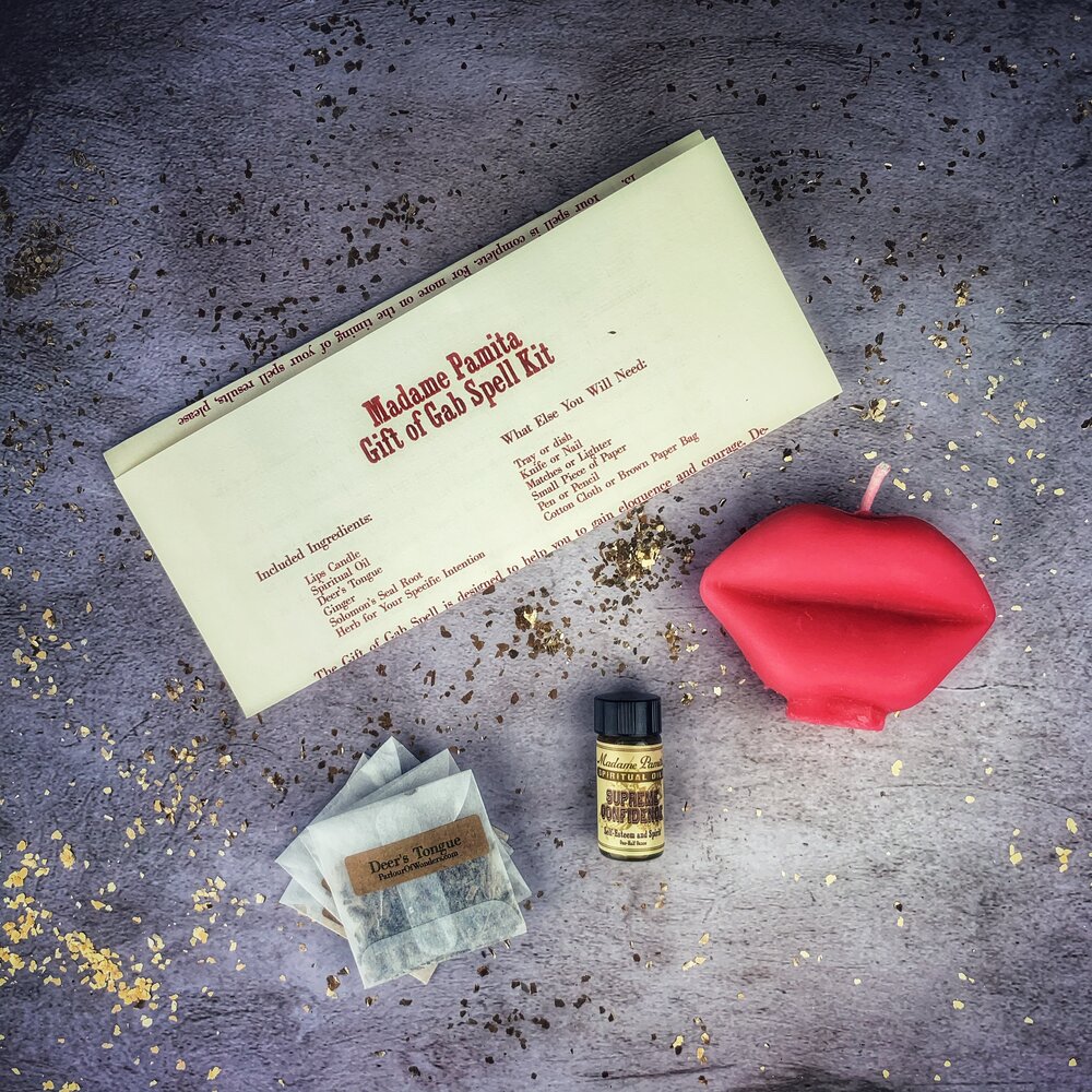Kit de Hechizos con Vela "Don de la Palabra" - Elocuencia y Comunicación Poderosa