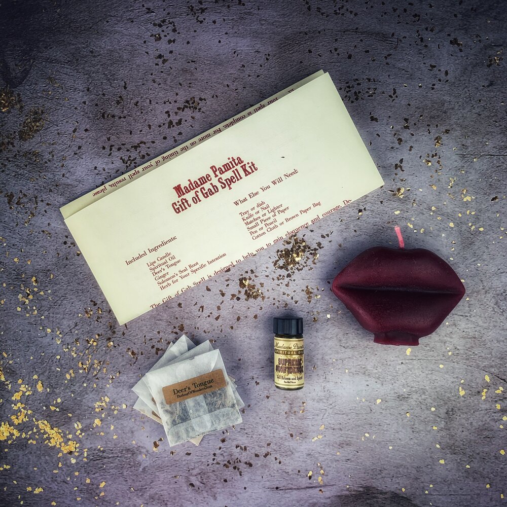 Kit de Hechizos con Vela "Don de la Palabra" - Elocuencia y Comunicación Poderosa