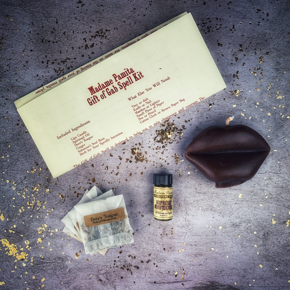 Kit de Hechizos con Vela "Don de la Palabra" - Elocuencia y Comunicación Poderosa