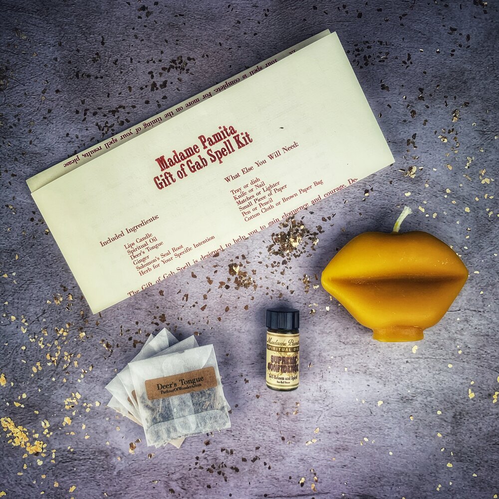 Kit de Hechizos con Vela "Don de la Palabra" - Elocuencia y Comunicación Poderosa