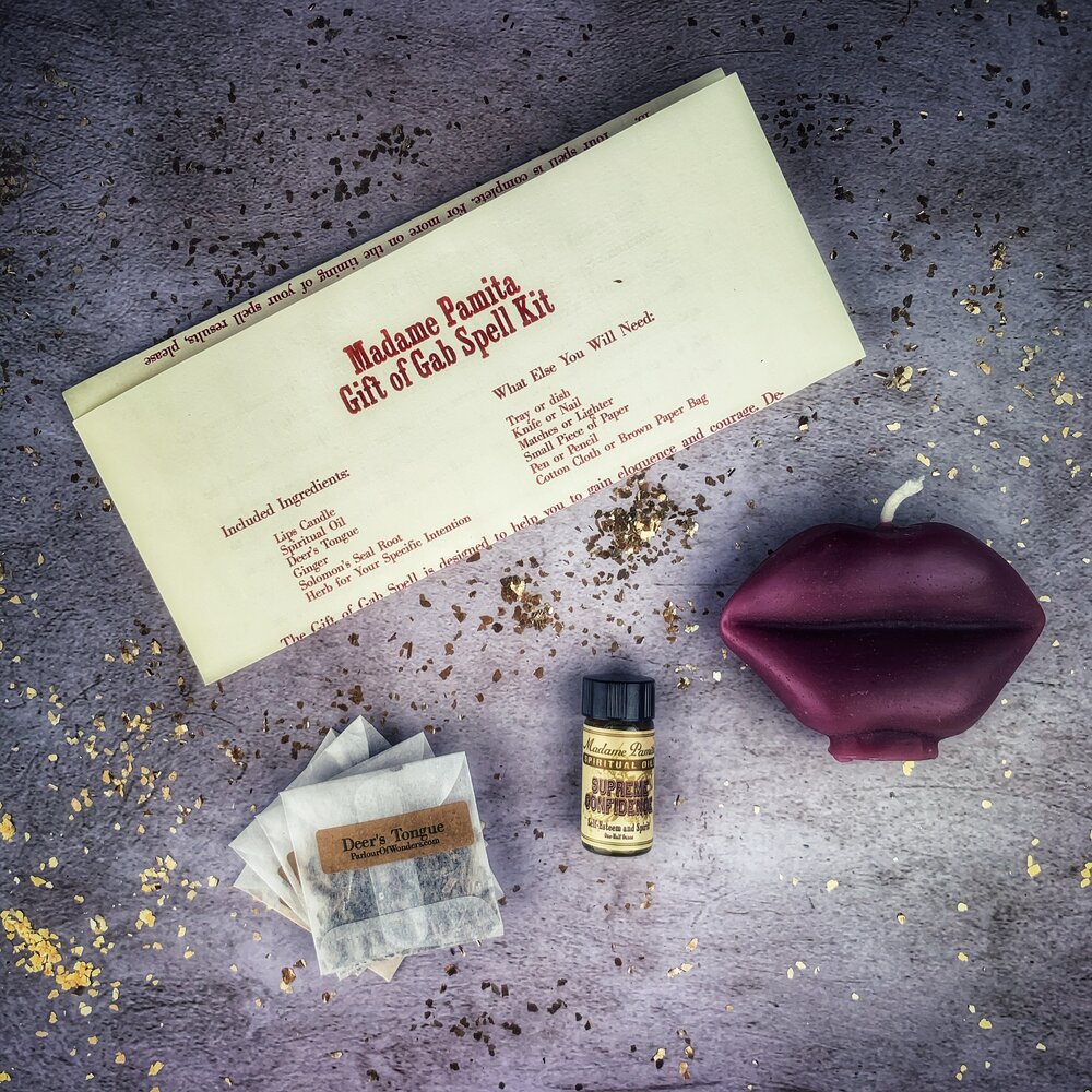 Kit de Hechizos con Vela "Don de la Palabra" - Elocuencia y Comunicación Poderosa