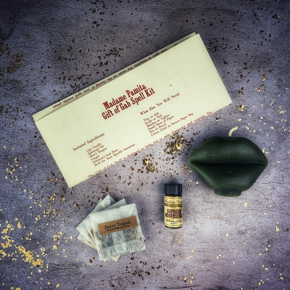 Kit de Hechizos con Vela "Don de la Palabra" - Elocuencia y Comunicación Poderosa