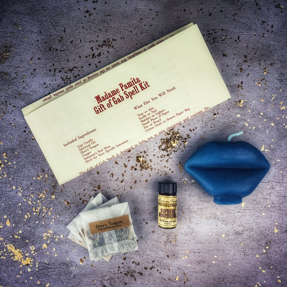 Kit de Hechizos con Vela "Don de la Palabra" - Elocuencia y Comunicación Poderosa