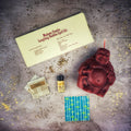 Kit de Hechizo de Vela de la Abundancia del Buda que Ríe - Magia para la Riqueza, Suerte y Prosperidad