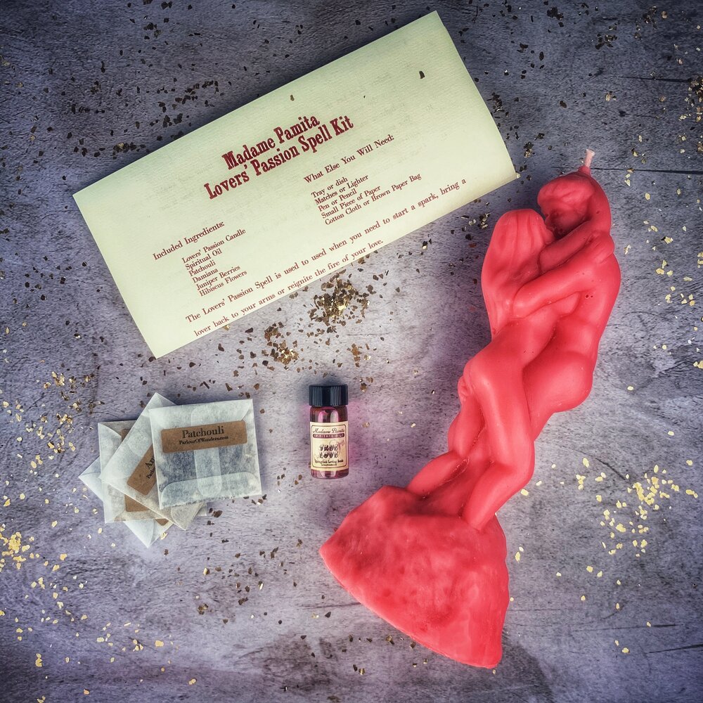 Kit de Velas para Hechizos de Pasión de Amantes - Enciende el Romance y el Deseo