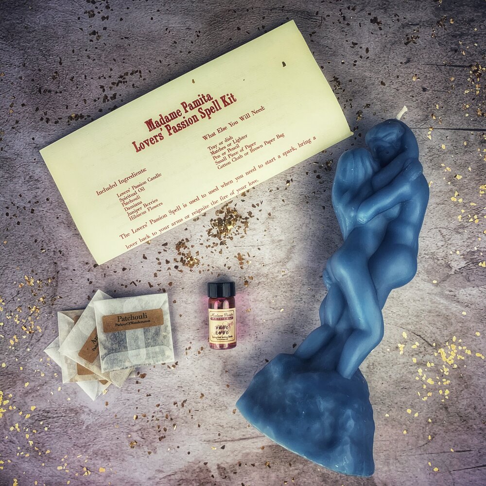 Kit de Velas para Hechizos de Pasión de Amantes - Enciende el Romance y el Deseo