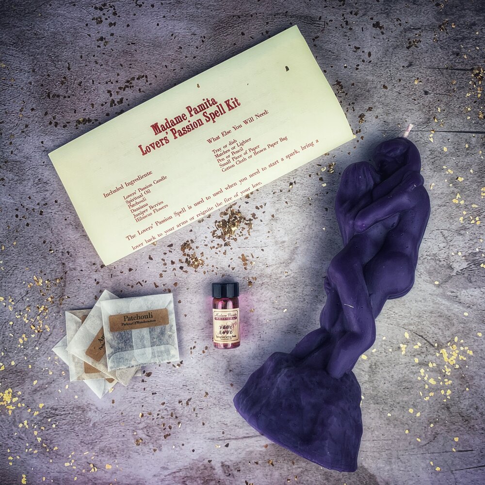 Kit de Velas para Hechizos de Pasión de Amantes - Enciende el Romance y el Deseo