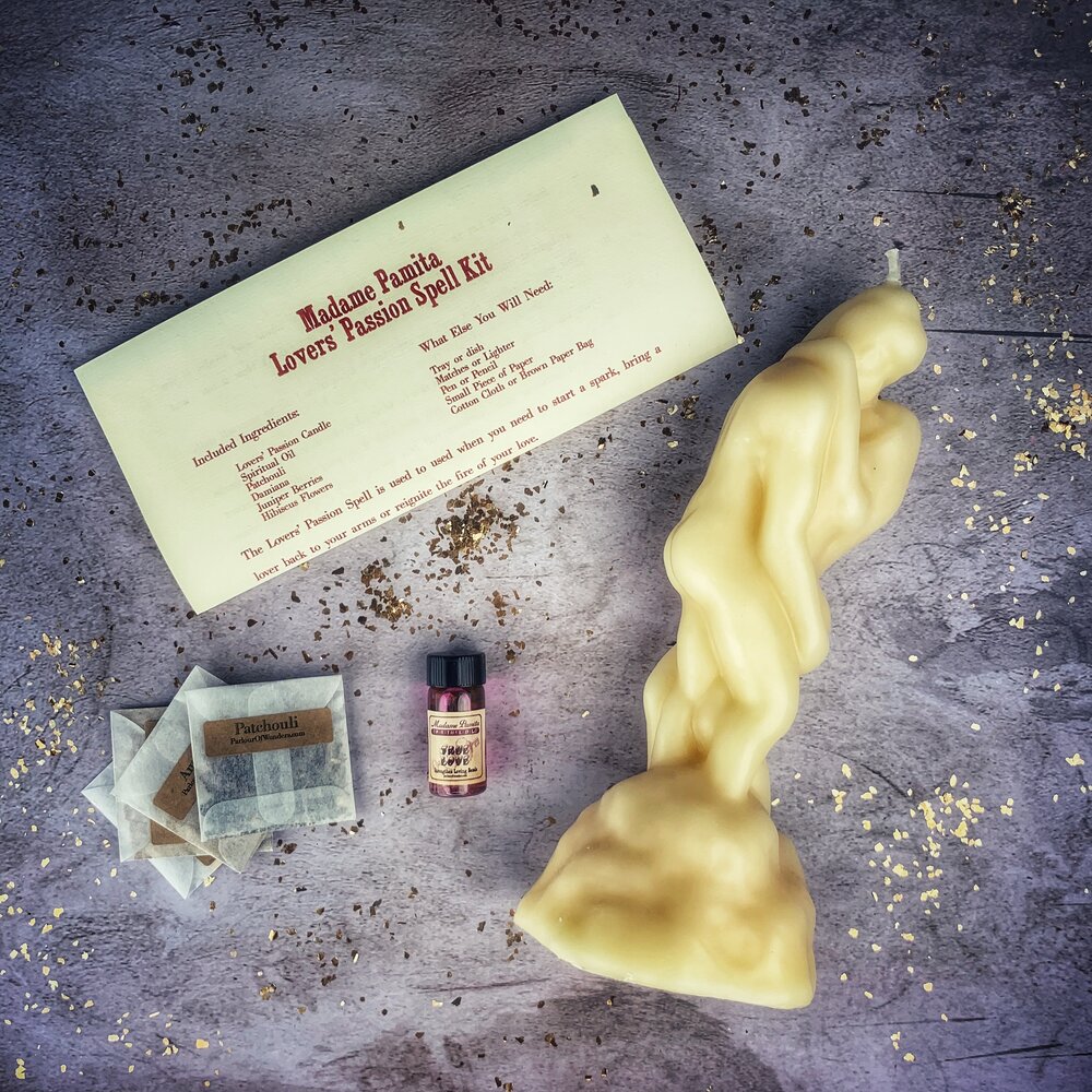 Kit de Velas para Hechizos de Pasión de Amantes - Enciende el Romance y el Deseo