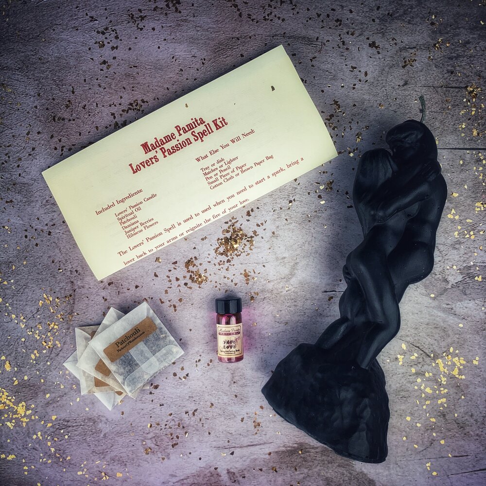 Kit de Velas para Hechizos de Pasión de Amantes - Enciende el Romance y el Deseo