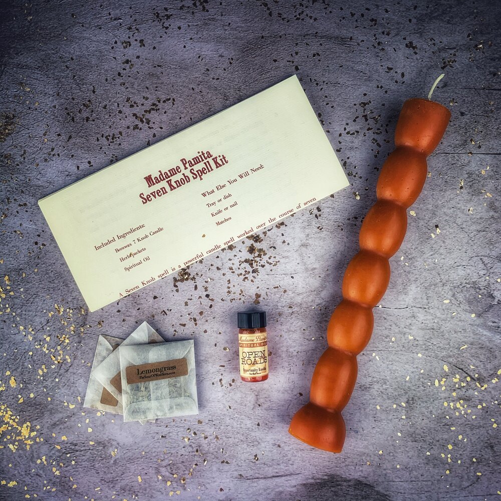 Kit de Velas de Siete Nudos - Magia de Manifestación de Siete Días