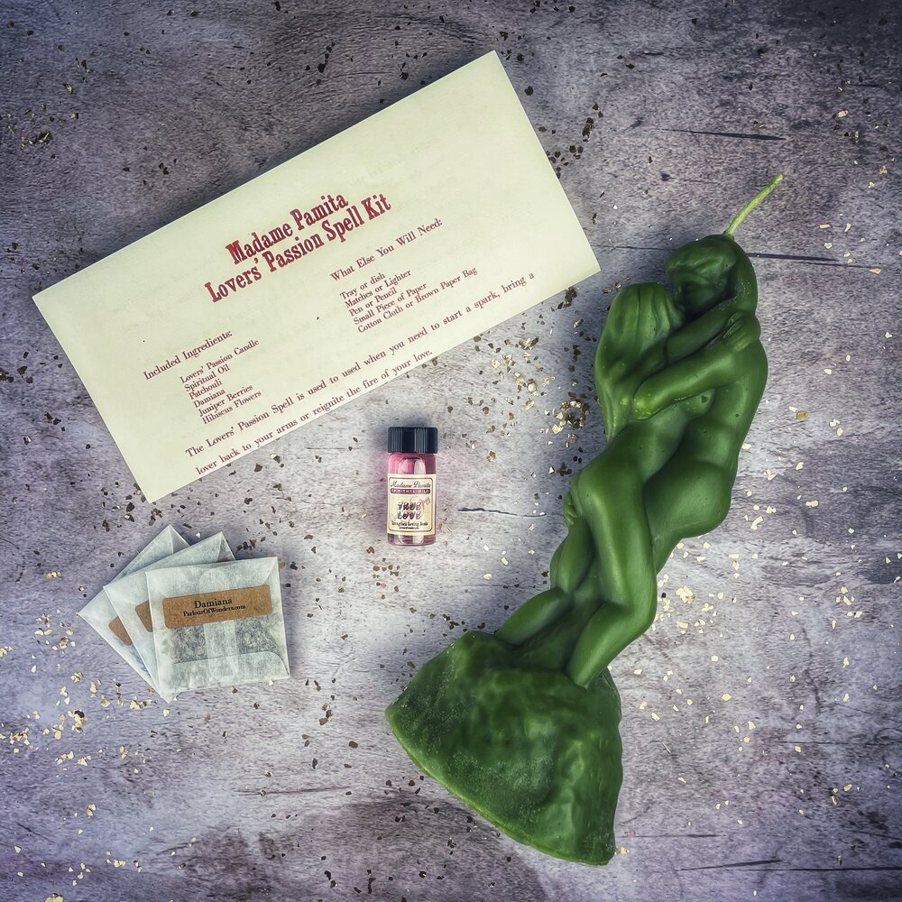 Kit de Velas para Hechizos de Pasión de Amantes - Enciende el Romance y el Deseo