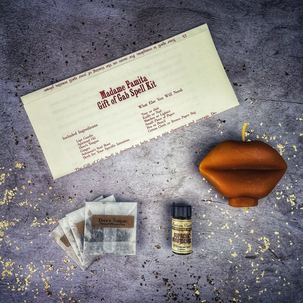 Kit de Hechizos con Vela "Don de la Palabra" - Elocuencia y Comunicación Poderosa