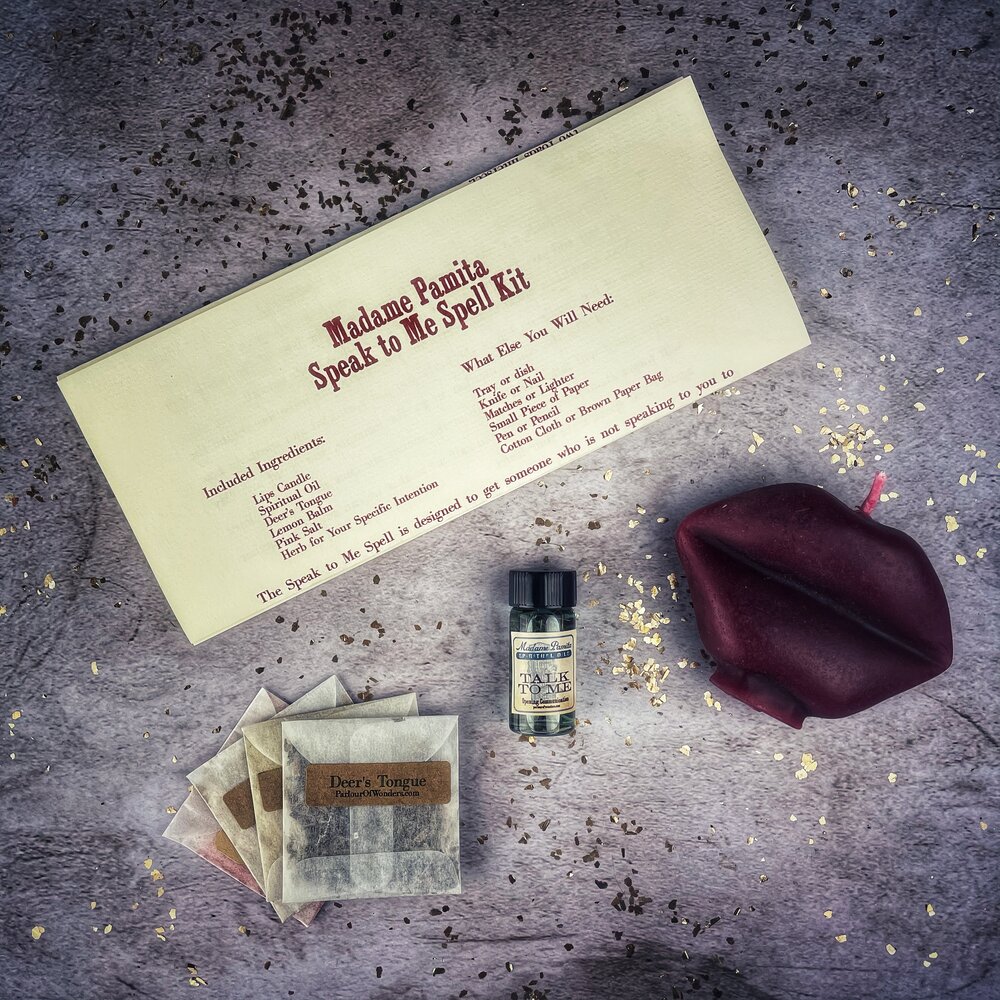 Kit de hechizos Vela Háblame - Comunicación abierta y reconciliación