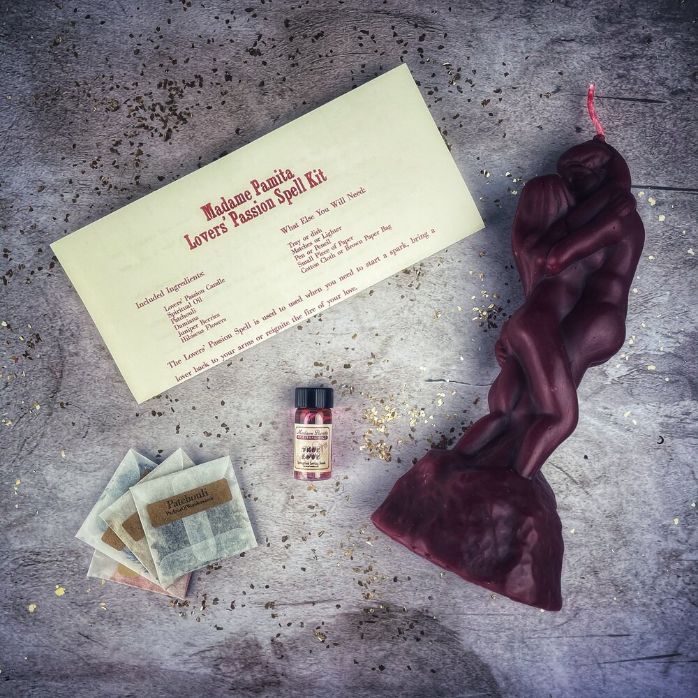 Kit de Velas para Hechizos de Pasión de Amantes - Enciende el Romance y el Deseo