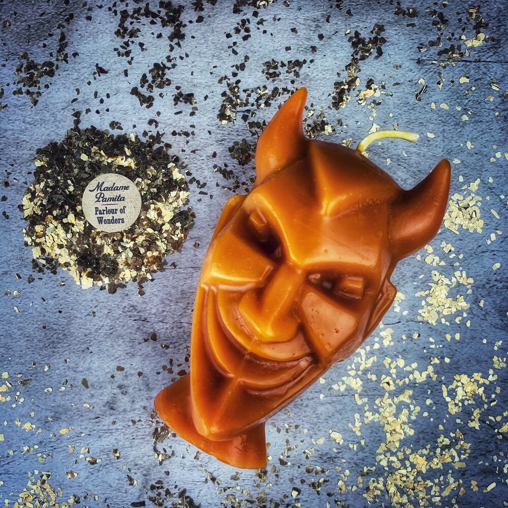 Run Devil Run Candle Spell Kit - Banish Evil or Invoke Trickster Magic