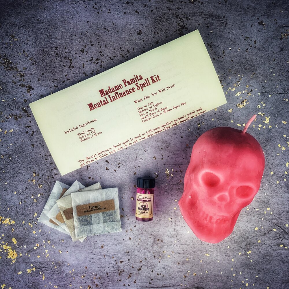 Kit de Velas de Cráneo de Influencia Mental - Control Mental y Claridad Mental