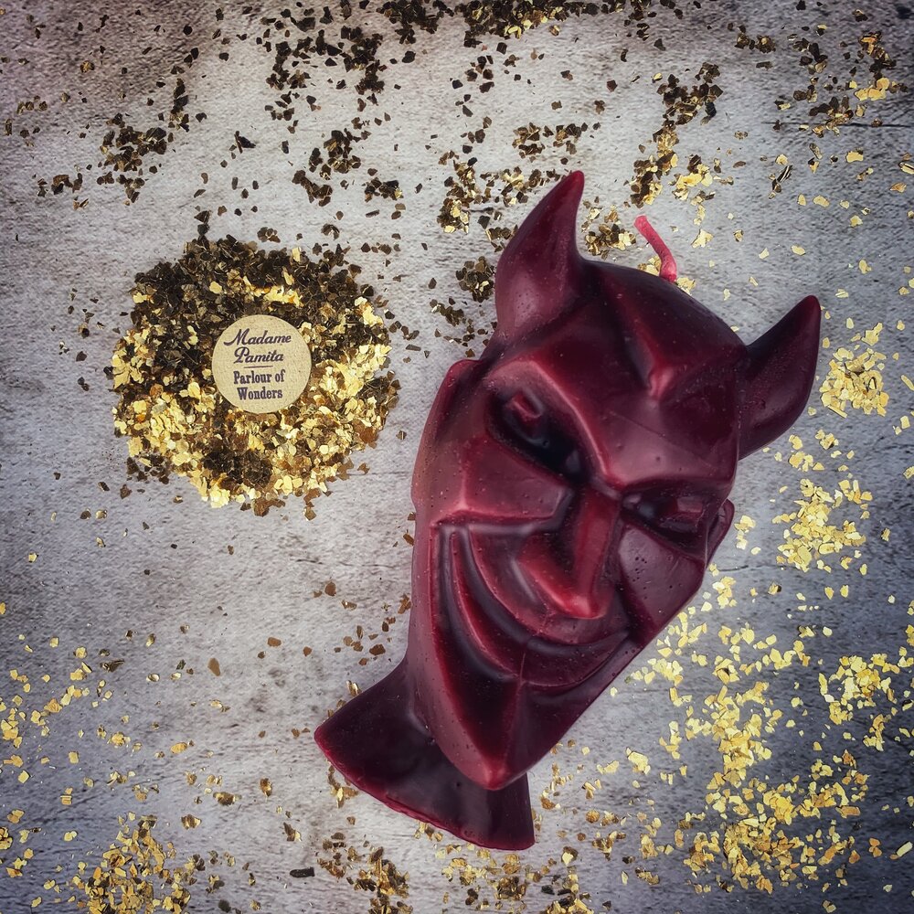 Run Devil Run Candle Spell Kit - Banish Evil or Invoke Trickster Magic