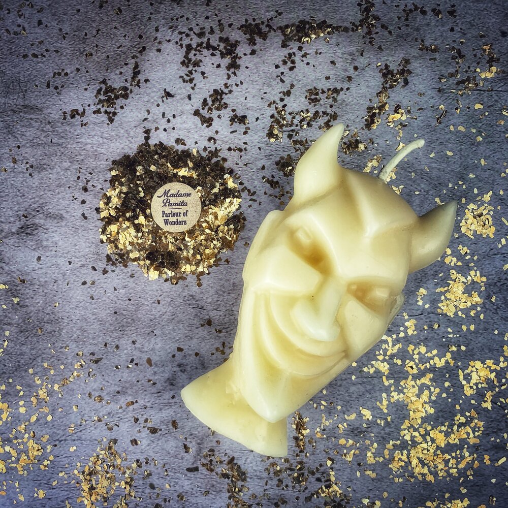 Run Devil Run Candle Spell Kit - Banish Evil or Invoke Trickster Magic