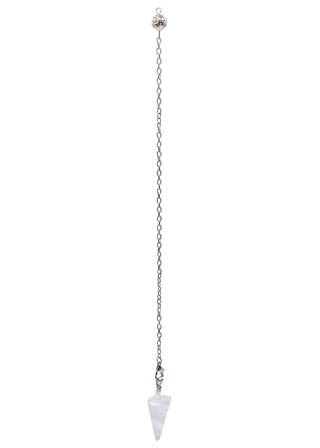 Péndulo de gota de cristal de cuarzo