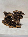Tótem Dragón Chino de la Suerte Protegiendo el Dinero - 2 pulgadas