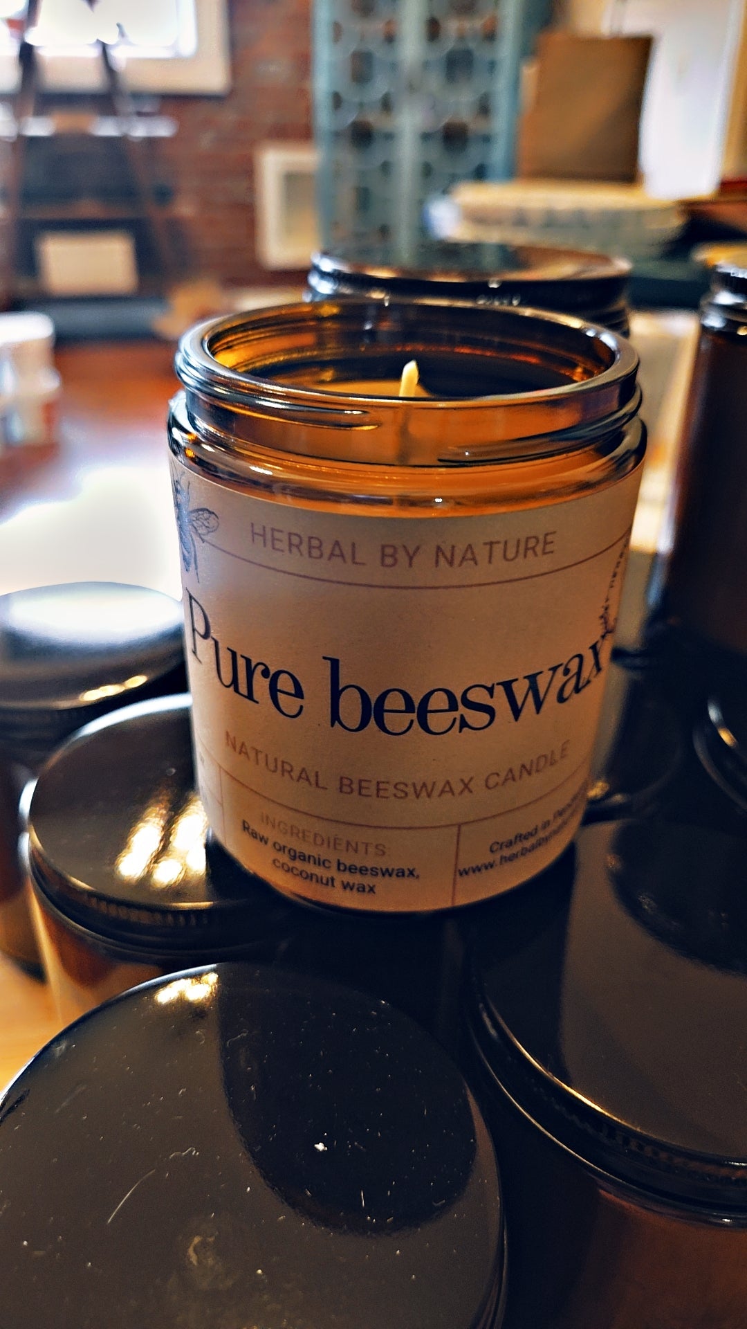 Velas de cera de abeja