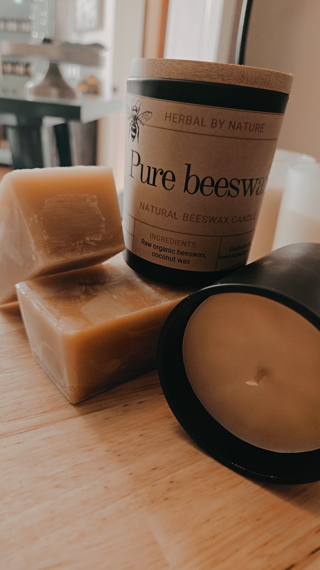 Velas de cera de abeja
