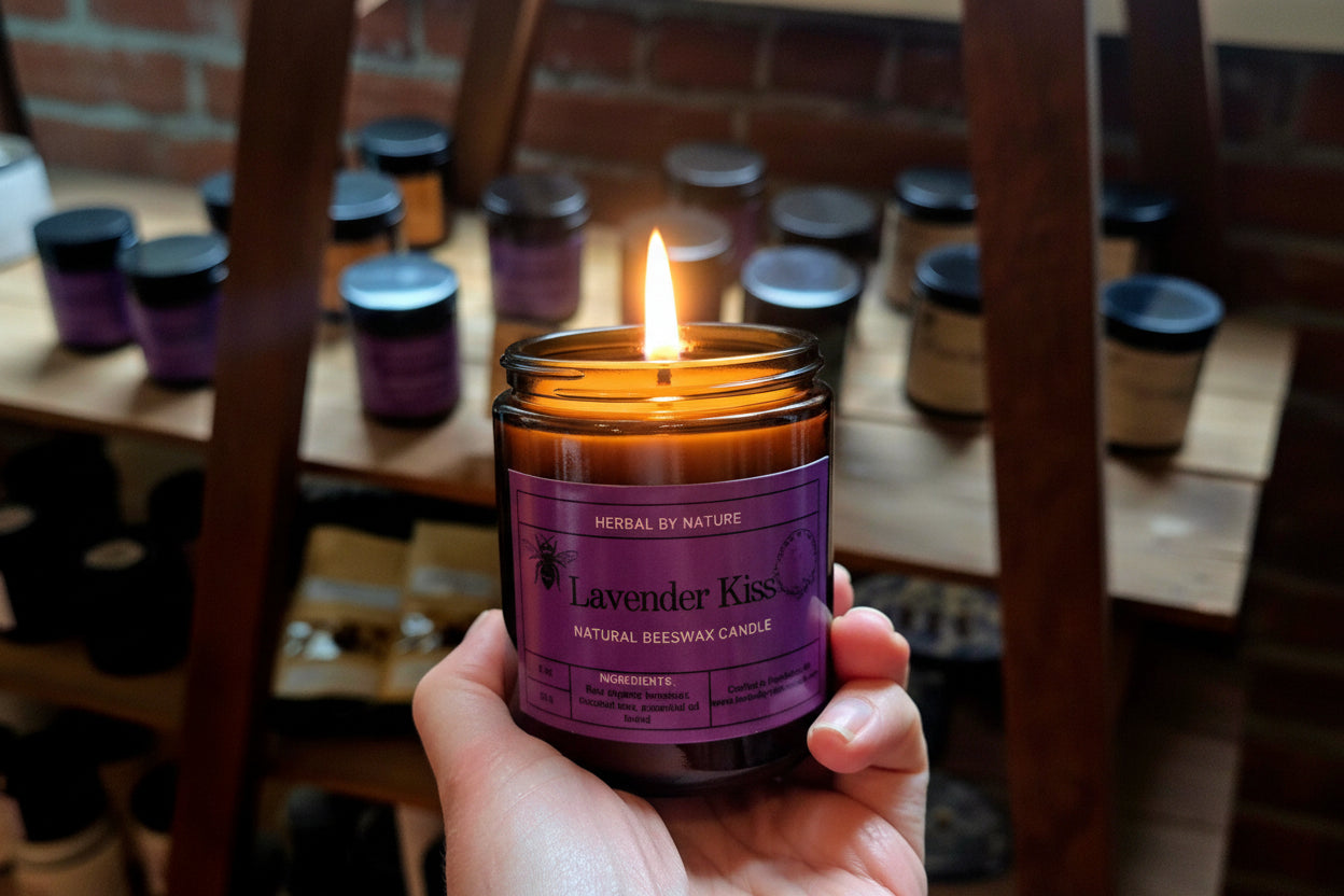 Velas de cera de abeja