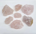 Piedra de bolsillo de Cuarzo Rosa en bruto de 2.5 - 5 cm