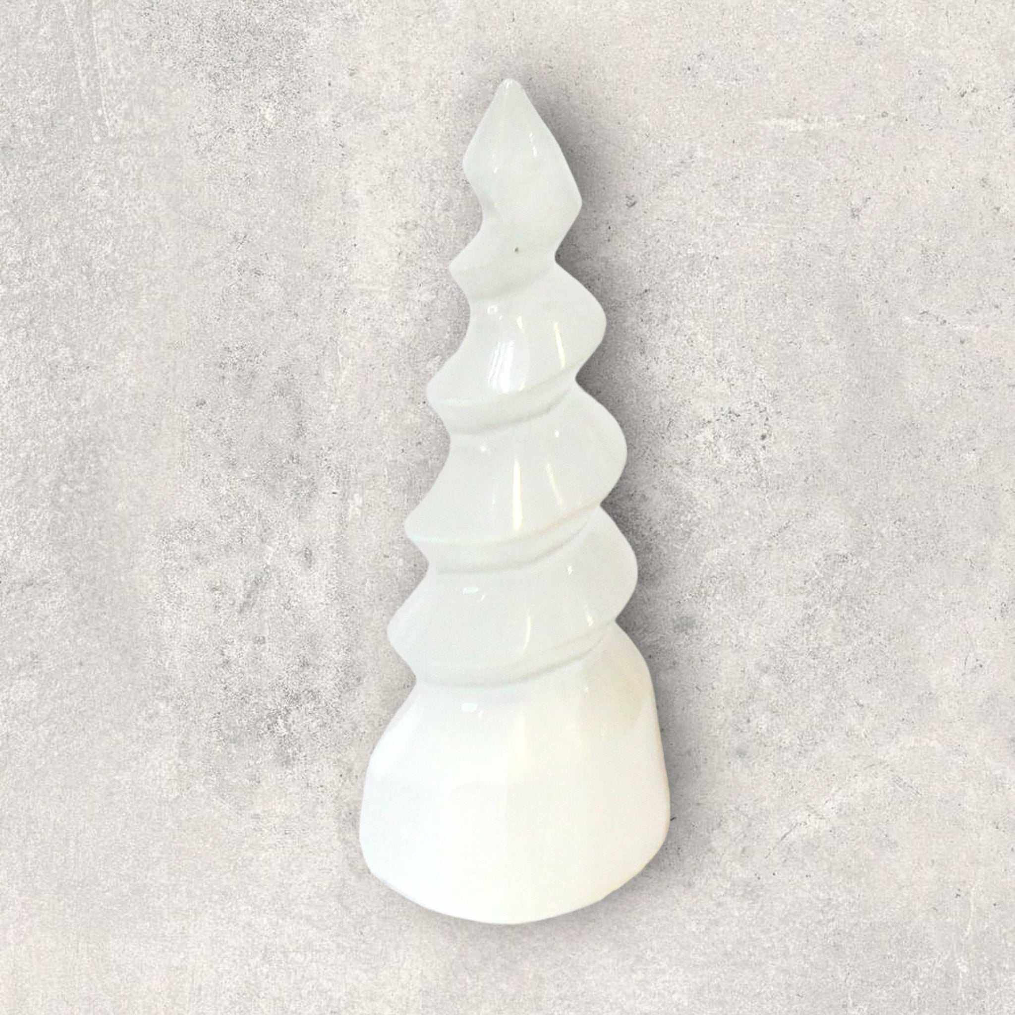 Cuerno de unicornio de selenita
