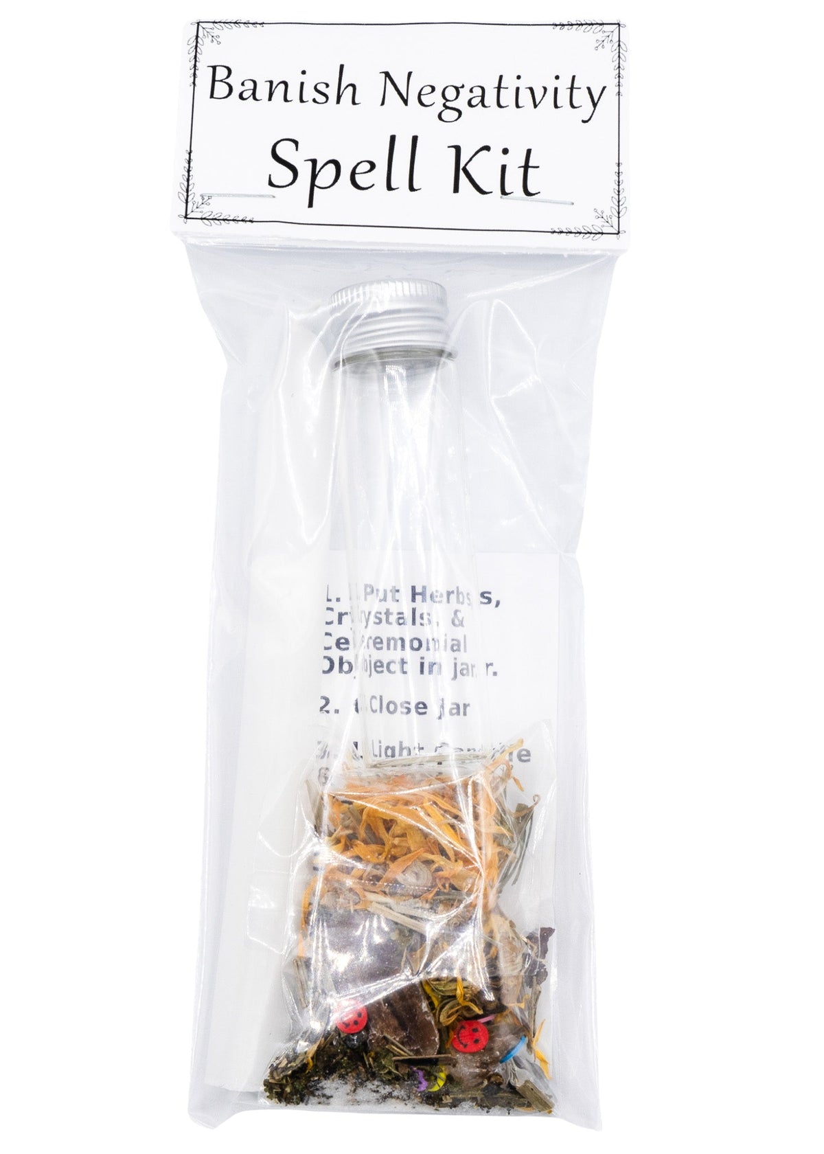Kit de hechizos para desterrar la negatividad