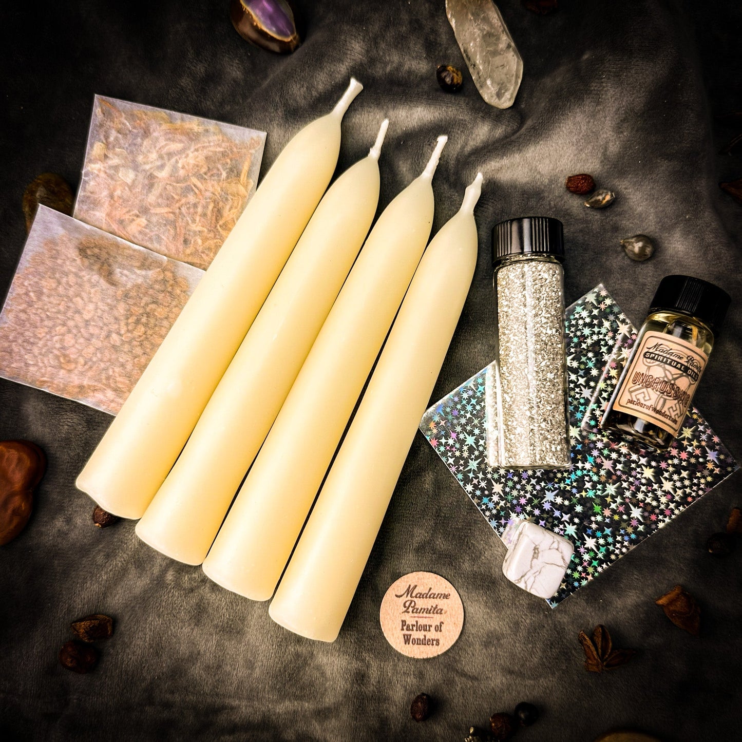 Paquete de refuerzo de vela para descruzar - Agrega eliminación de maldiciones a cualquier kit de hechizos con velas