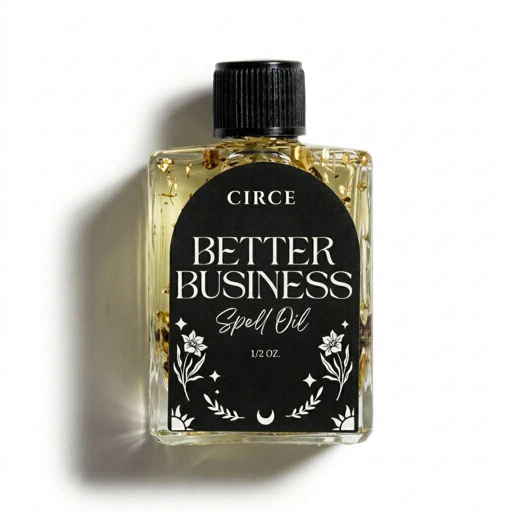 Aceite Mágico para Mejores Negocios – Aceite Ritual para el Éxito y el Espíritu Emprendedor