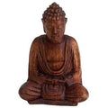 Buda sedente de madera